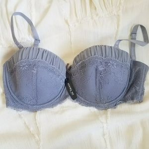34DDD Dark Grey Adore Me Bra